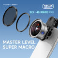 MARTVSEN Phone HD Master Macro Lens Pro for iPhone 15/14/13/12/11/8/7/X/XR   , 17mm Thread Mount/Metal Body. 