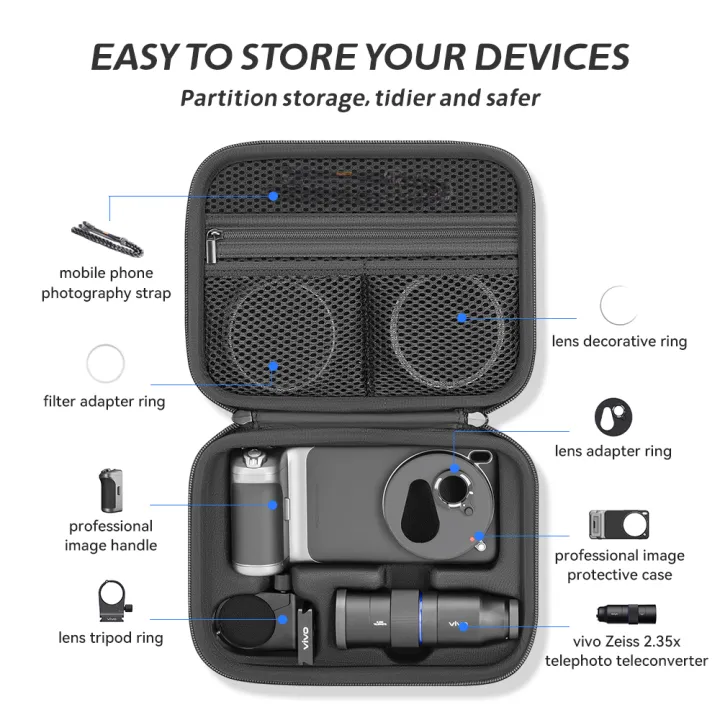 XFJI%20Storage%20Bag%20Case%20PU%20Leather%20Drop-resistant%20Hard%20Shell%20Handbag%20for%20%20X200%20Ultra%20Photographer's%20Kit%20Protective%20Accessories%20-%20Image%202