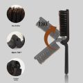 1PCS Soft Boar Bristle Beard Brush Hairdressing Hair Styling Comb For Beard Men's Shaving Brush Fold Beard And Mustache Brush. 