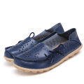 New Moccasins Women Flats Autumn sneakers Women Loafers Genuine Leather Female Shoes Slip On Ballet Bowtie Women Shoes Big Size.