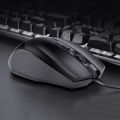HP M150 Ergonomic Optical Gaming Mouse 4 buttons optical sensor and adjustable 1000-1600 dpi for office games computer laptop notebook. 