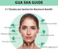 Natural Gua Sha stone for skincare routine. 