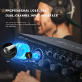 BOMGE U202 USB Audio Interface with Mic Preamplifier XLR/TSR/TS Ports 48V 32-Bit/192kHz Resolution for computer recording Stream. 