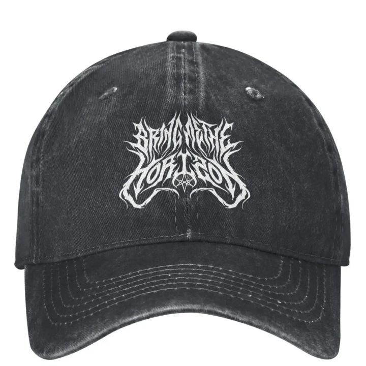 BMTH Bring Me The Horizons Brutal Logo Baseball Cap Rock Music Tennis Skate Trucker Hat Men Adult Sun-Proof Baseball Caps