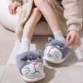 Fluffy Slippers Women House Cute Cartoon Casual Winter Designer Shoes Girls Home Flats Elegant Plush Fashion Footwear Large Size.