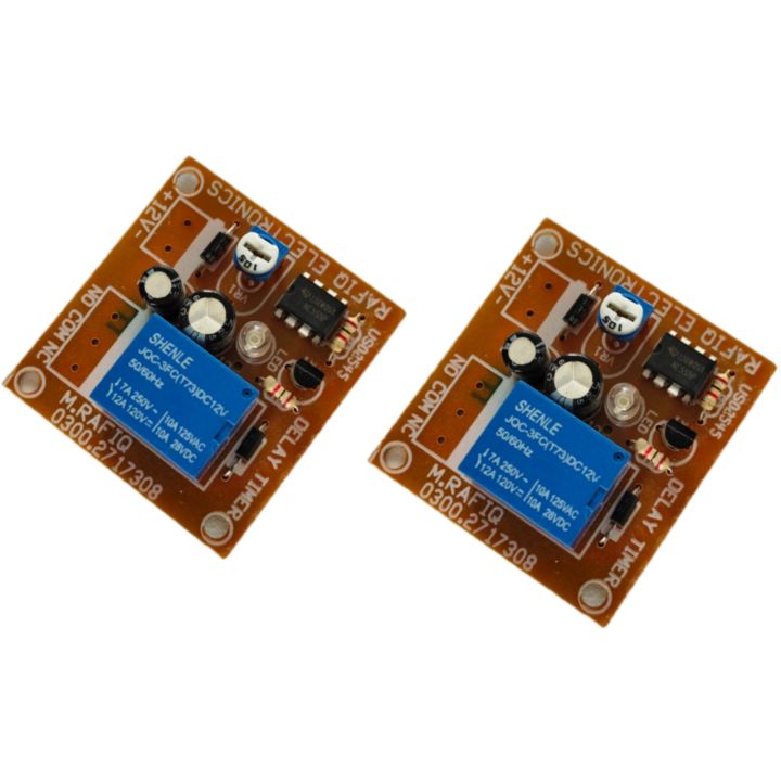 2 Pcs Daily Timer Circuit 10 To 180 Secends 10A Adjustable Timer Module Safe Home appliance work with 12v Control 5V To 500V Customize Also Available 10A 20A 30A