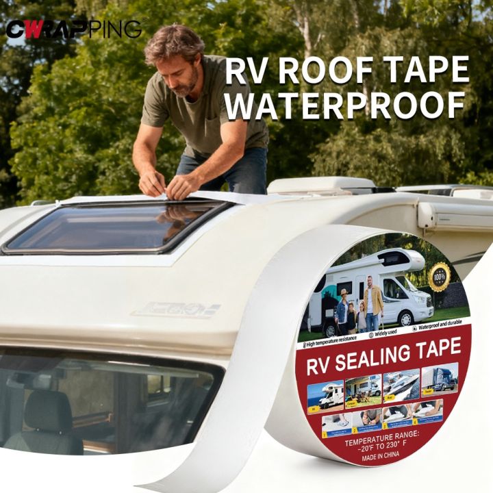 Waterproof Sealant Roofing Tape Rv Motorhome Accessories Camping Car Accessory for Roof Repair Campervan Gadgets Caravan Parts