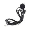 3.5mm Jack Microphone Tie Clip-on Lapel Mikrofon Microfono Mic for Mobile Phone.