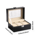 WellZone   PU Leather  Multi-Functional Daily Storage Box For Watch Box Case Ring  Jewelry Storage Box With Lock. 