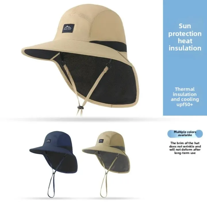 Summer%20Wide%20Brim%20Waterproof%20and%20Quick-drying%20Panama%20Caps%20Outdoor%20Visor%20Bucket%20Hats%20Mesh%20Breathable%20Sun%20Hat%20with%20Neck%20Flap%20Hiking%20-%20Image%203