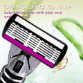 6-Layer Classic Razor, Razor Set, Stainless Steel Blade, Manual Safety Razor, Reusable Blade, Silicone Anti-Skid Layer. 