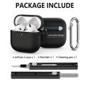 Silicone Earphone Case For AirPods 4 Case Wireless Headphones Earbuds Case with Hook.
