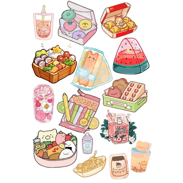 Kawaii%20Cute%20Aesthetic%20Food%20A5%20UNCUT%20Sticker%20Sheet%20For%20Notebook%20Journals%20Water%20Bottle%20-%20Image%205