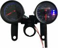 Universal Double Meter For Bike Led Meter For Cafe Racer Fancy Meter. 