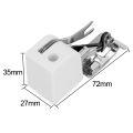 Sewing Machine Presser Foot With Side Cutter Domestic Press Feet For Handhelds Brother/Singer Sewing Machines Overlock Parts. 