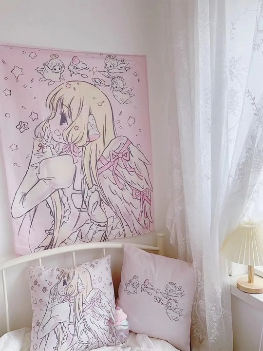Kawaii%20Home%20Decor%20Wall%20Hanging%20Tapestry%20Anime%20Pink%20Girl%20Tapestry%20Wall%20Bedroom%20Background%20Decor%20Cute%20Fashion%20Lady%20Tapestries%20-%20Image%203
