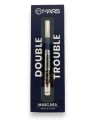MARS Double Trouble Volumizing and Lengthening Mascara | 2-in-1 Mascara for Women | Long Lasting (15 ml) (Black). 