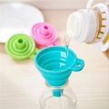 Kitchen Funnel Set, Kitchen Gadget Accessories Foldable Silicone Foldable Funnel for Filling Water Bottles With Liquid Transfer. 