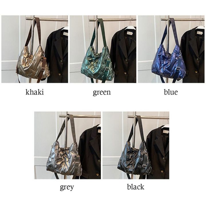 Versatile%20Quilted%20Crossbody%20Shoulder%20Bags%20Large%20Capacity%20Down%20Cotton%20Padded%20Messenger%20Bag%20Solid%20Color%20Handbags%20for%20Women%20Men%20-%20Image%205