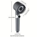 Filtered Handheld Shower Head with 3 Spray Modes, Showerhead with Stop Button, 3 Replaceable Filter Cartridges.