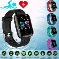 116 Plus Waterproof Smart Sports watch Bracelets & Fitness Tracker[D13]. 