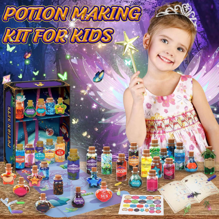 Kids Science Experiment Kit DIY Magic Potion Toy Set Colorful Box ...