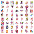 55Pcs Jem And The Holograms Stickers Jem DIY Stickers Scrapbooking Phone Luggage Skateboard Waterproof Decals. 