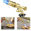 Portable Gold Copper Gas Welding  High Temperature Flame for BBQ Cooking Brazing. 