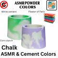 White Cement and Plaster of Paris & Chalk Color، 100g، Concrete Pigment for Pots Making - blue, Red, Egyptian blue, purple, yellow, Green, orange, black, Brown Color۔. 