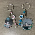 2PCS/set Popular Anime Alien Stage Magnetic Keychains Bagpack Pendant Ivan Till Keyrings Cosplay Props Fans Couple Friends Gifts. 