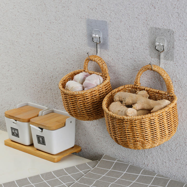 Imitation%20Rattan%20Woven%20Ginger%20And%20Garlic%20Egg%20Wall%20Hanging%20Storage%20Basket%20Bathroom%20Wall%20Hanging%20Basket%20-%20Image%203