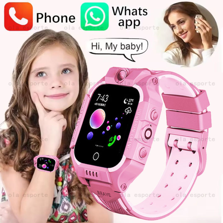 New Kids Smart Watch SOS IP68 Waterproof Smartwatch Clock 4G Video Call Phone SIM Card Location Tracker Children Wristwatch