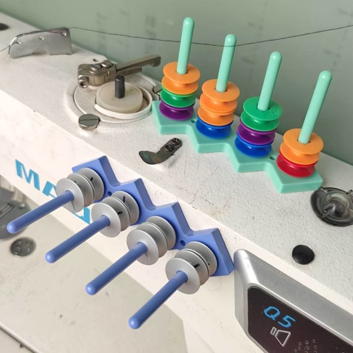 2pcs Magnetic Sewing Machine Bobbin Holder Spool Storage Rack with Strong Magnetic Base for Organized Accessibility, Sewing