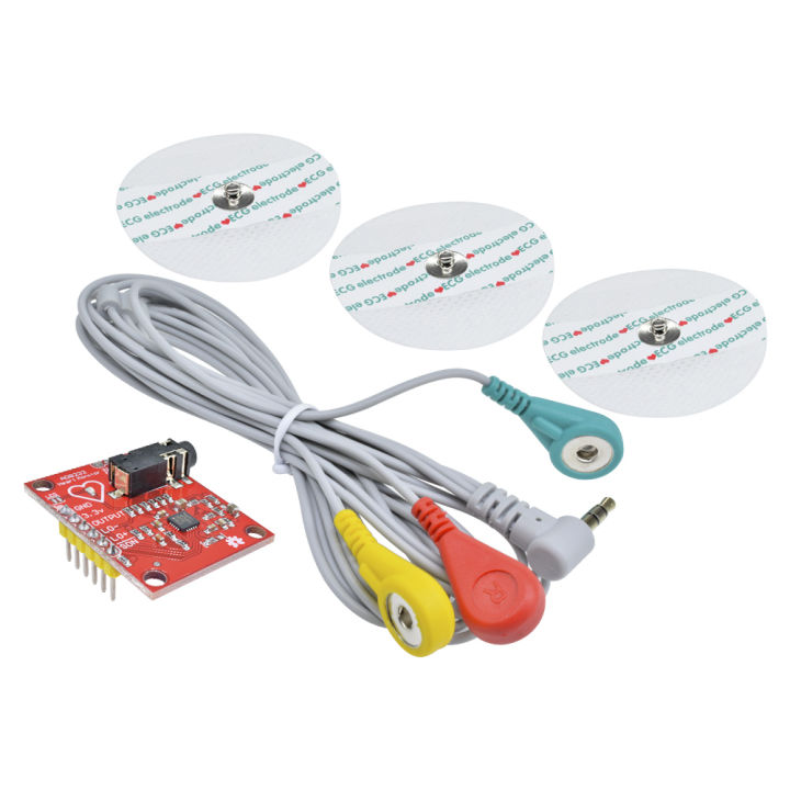 ECG Module AD8232 Heart ECG Monitoring Sensor Module Kit for Arduino ...