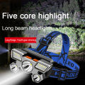 Powerful Rechargeable Head Flashlight for Fishing Led Headlamp Nitecore Camping Headlights Hunting Torch Hiking Front Lanterns. 