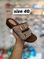 Women’s Adjustable Ankle Strap Slip-On Sandals – Comfortable Open-Toe Casual Summer Footwear. 
