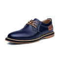 Genuine Leather Men Dress Shoes Oxfords Brogue Lace Up Italian Mens Casual Shoes Luxury Brand Moccasins Loafers Plus Size 38-48. 