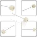 3/5 Pcs Drums Treadle Hammerheads Drum Pedal Beater Hammer Replacement for Drum Set Kit Stainless Steel Shaft Felt Beater Head. 