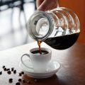 Leeseph Coffee Carafe, 350/600ml Coffee Clear Glass Kettle Sharing Pot with Lids, Pour Over Coffee Espresso Maker Accessories. 