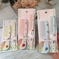 Fruit Pattern Comb Set - Durable ABS Plastic Handle, Mouse Tail Comb for Smooth Styling, Suitable for All Hair Types. 