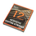 IRIN R12 12-string Folk Guitar Strings in Phosphor Bronze with PU Coating Acoustic Guitar Strings Folk Guitar Accessories Parts. 