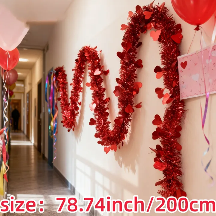 4M%20Artificial%20Valentine's%20Day%20Heart-Shaped%20Vine%20Hanging%20Ribbon%20Garland%20Ornament,%20for%20Wedding%20Party%20Decor,%20Engagement%20Anniversary%20-%20Image%202