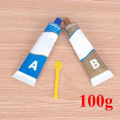1set A+B Metal Repairing Adhesive 20g 50g 100g Super Glue Iron Steel Auto Radiator Water Tank Welding Glue Heat Resistance. 