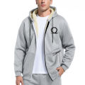Graphic Warm Fleece Lined Jacket for Men Winter Thermal Sherpa Plush Outerwear Tops Casual Zip Up Hooded Coat with Zipper Pocket. 