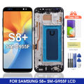S8 Plus Display Screen for Samsung Galaxy S8 Plus S8+ G955 G955F Lcd Display Digital Touch Screen With Frame Replacement. 