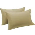 Basics Lightweight Super Soft Easy Care Microfiber Pillow case, Pack of 1, 30" L x 20" W, Pillows Not Included. 