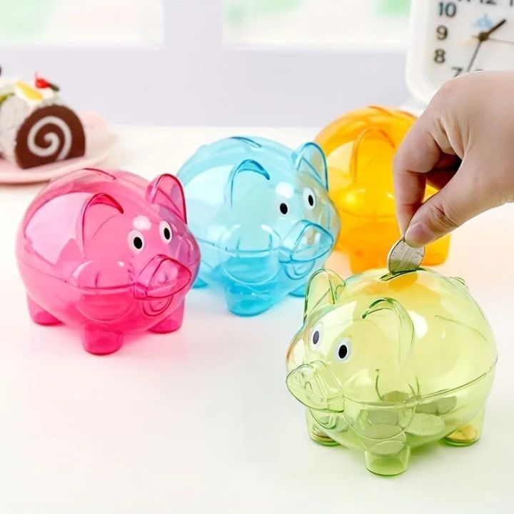 Creative Colorful Piggy Bank Birthday Gift Piggy Bank Candy Color Kids Piggy Bank, Exquisite and Practical, Best Choice