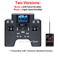 HotRC HT-8A 8CH 2.4Ghz FHSS Remote Control Transmitter with F-08A Receiver Color Screen For RC Car Boat Helicopter Plane Upgrade. 