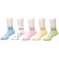 5 Pairs Cartoon Cat Patterned Girls Socks Soft Comfortable Cotton All-Season Children's Socks Daily Wear Socks. 
