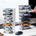 7-layer Mini Car Model Storage Rack,Acrylic Multi-layer Display Stand,Children's Toy Car Desktop Organizer,vertically Stored. 